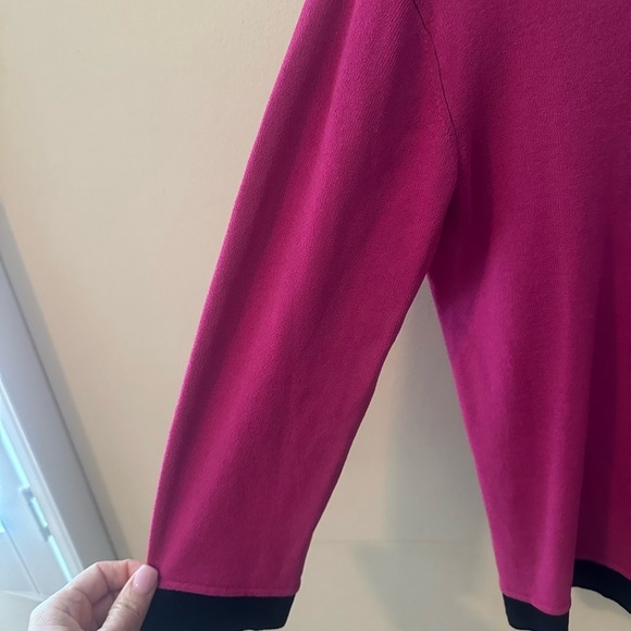 Y2K wish upon a star vibes stretchy sweater top size M black pink - Picture 5 of 5